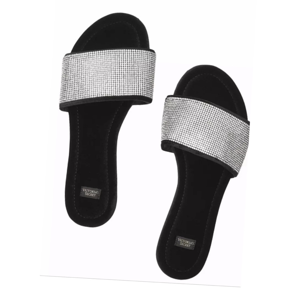 Victoria’s Secret Rhinestones Slippers Sandals - Picture 2 of 8